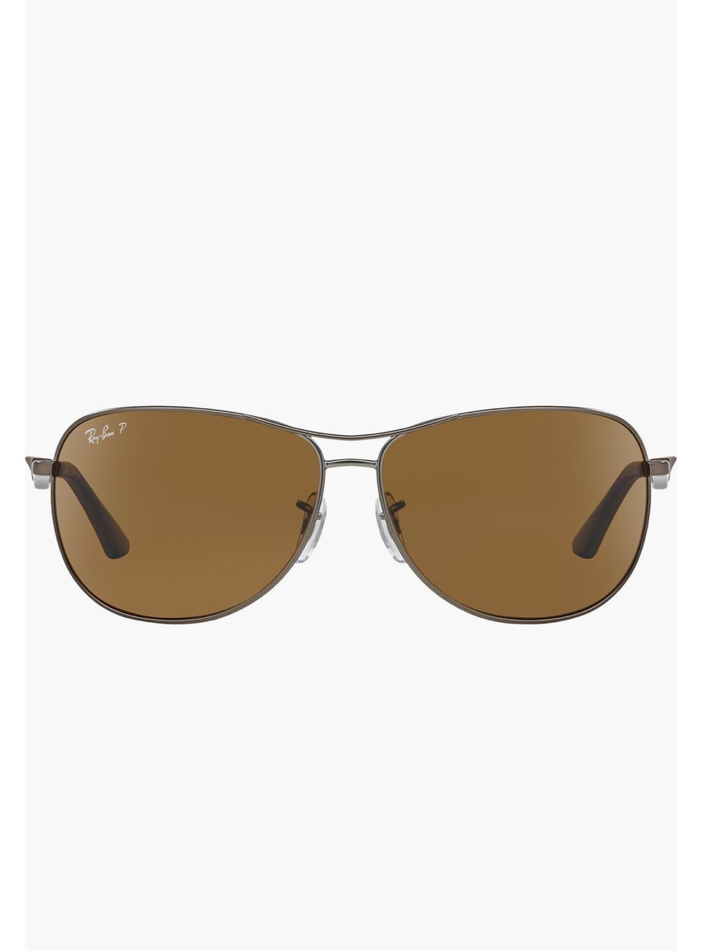 Ray-Ban 59mm Polarized Aviator Sunglasses In Matte Gunmetal - Reemoly